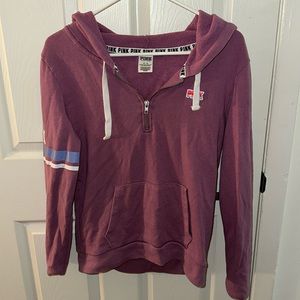 Pink Quarter Zip Hoodie